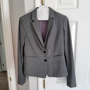 Ann Taylor Double Button Suit Coat in Seasonless Stretch